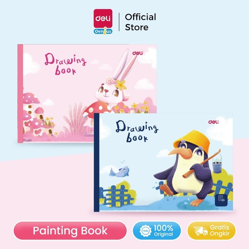 

Deli Painting Book / Buku Gambar 20 Lembar Kertas Tebal Tidak Tembus 73377