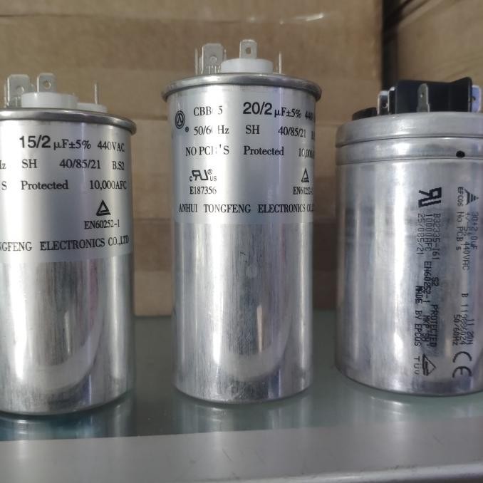 Kapasitor AC Panasonic 3/4PK