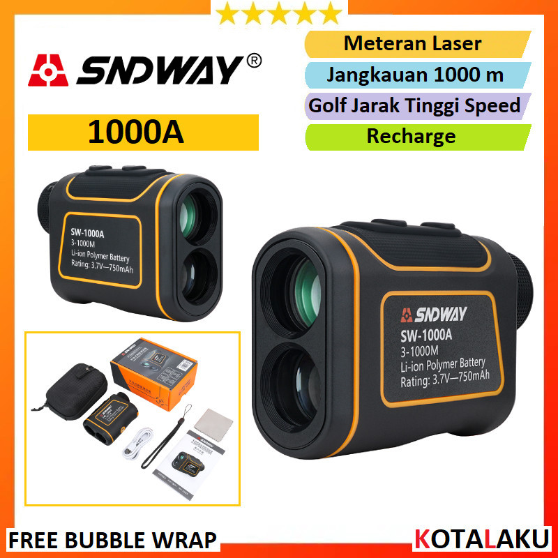 Sndway Sw 1000A Laser Telescope Golf Range Finder 1000M