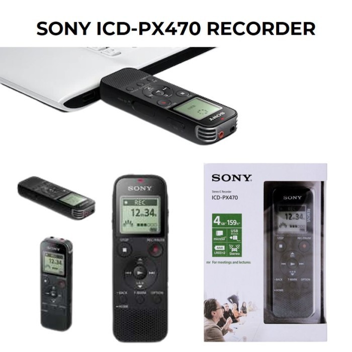 ICD-PX470 / ICD PX470 Digital Voice Recorder