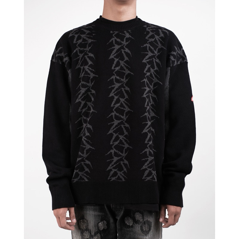 [NMDS COMPANY] PREMIUM CREWNECK Skippers - Burnout Knit Sweatshirt