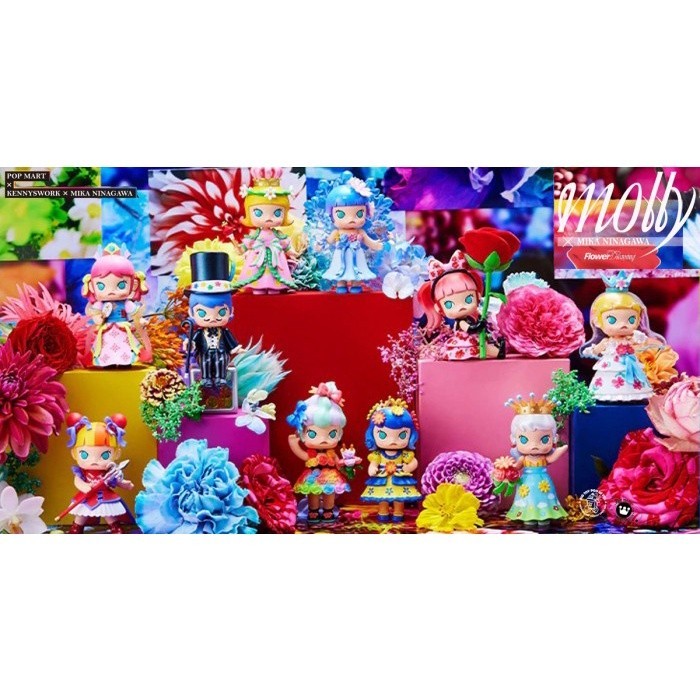 [BEST DEAL] Pop Mart x Kennyswork x Mika Ninagawa Molly Flower Dreaming Open Box Figure Sealed
