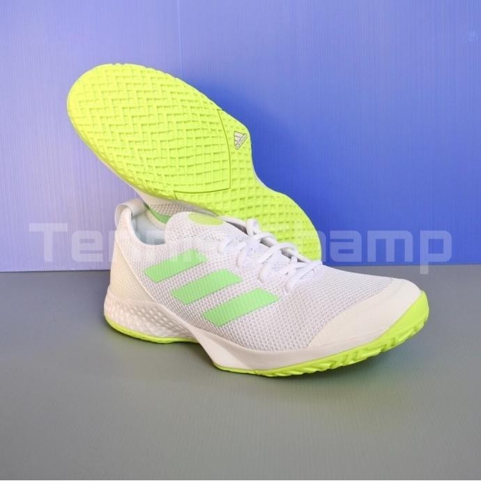 Sepatu Tenis Adidas Courtflash Neon White/ Adidas Shoe Original