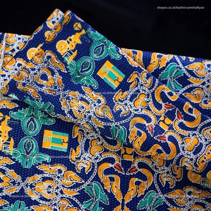 Batik Trusmi Hafiyan Kain Katun Seragam Pu Pupr Produk Original 250Cm