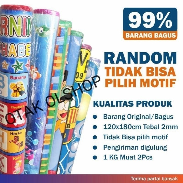 Tikar Gambar Spon Kter 120X180 Tiker Evamat Tikar Plastik Karpet