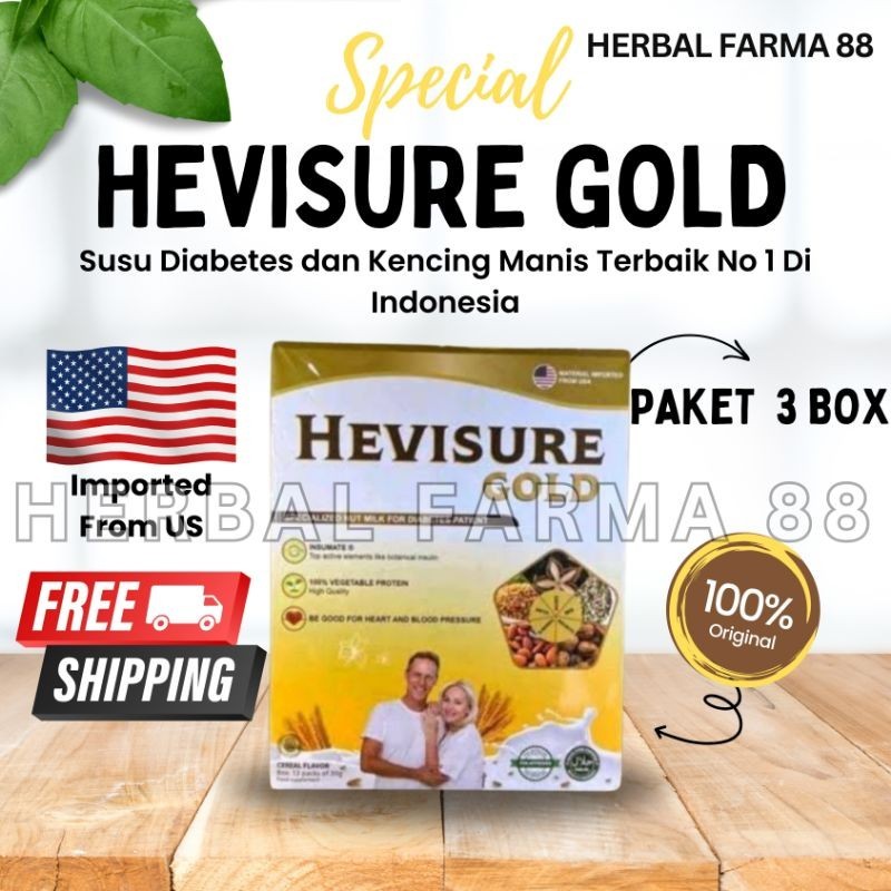

HEVISURE GOLD MILK SUSU OBAT DIABETES KENCING MANIS KADAR GULA RENDAH