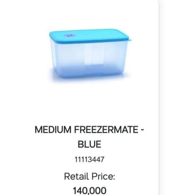 Tupperware medium freezermate wadah / kotak ikan daging freezer