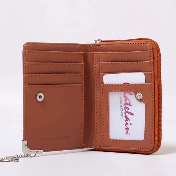 [SIMPLE] FAVORIT PRODUCT Dompet Cewek Risleting Milk Teddy Original - Wallet Wanita Polos Chatelain