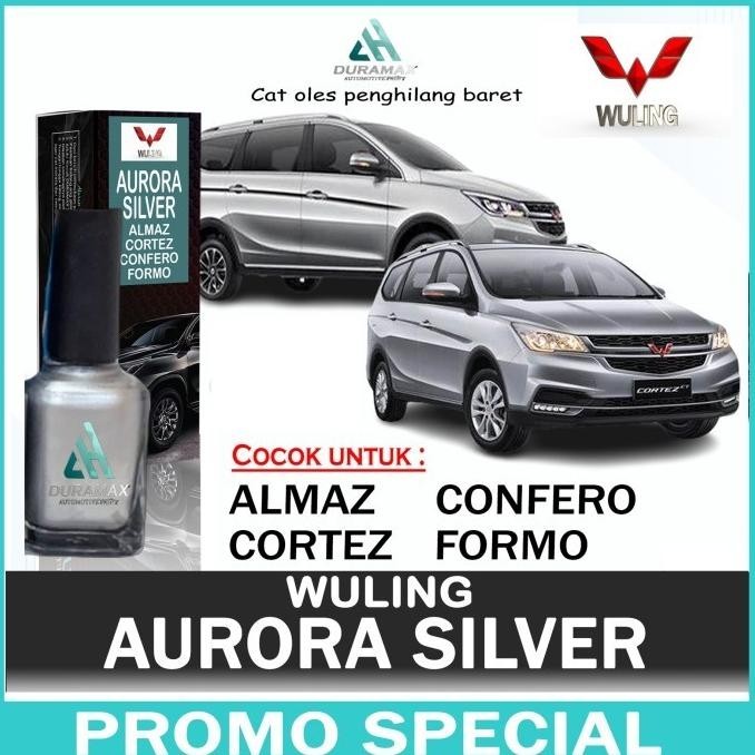 Diskon neet CAT OLES AURORA SILVER WULING ALMAZ CONFERO CORTEZ FORMO SILVER KE ABU Segera Beli