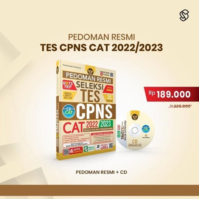 

Buku Pedoman Resmi Seleksi Tes CPNS CAT 2022/2023 + CD (Original)