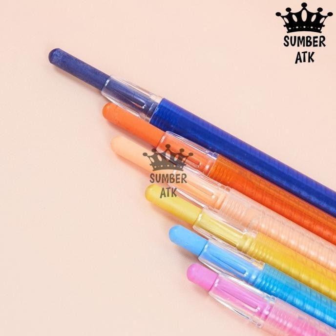 

Crayon Twist Kenko 24 Color Twist Crayon (Pvc Bag) - 1 Set