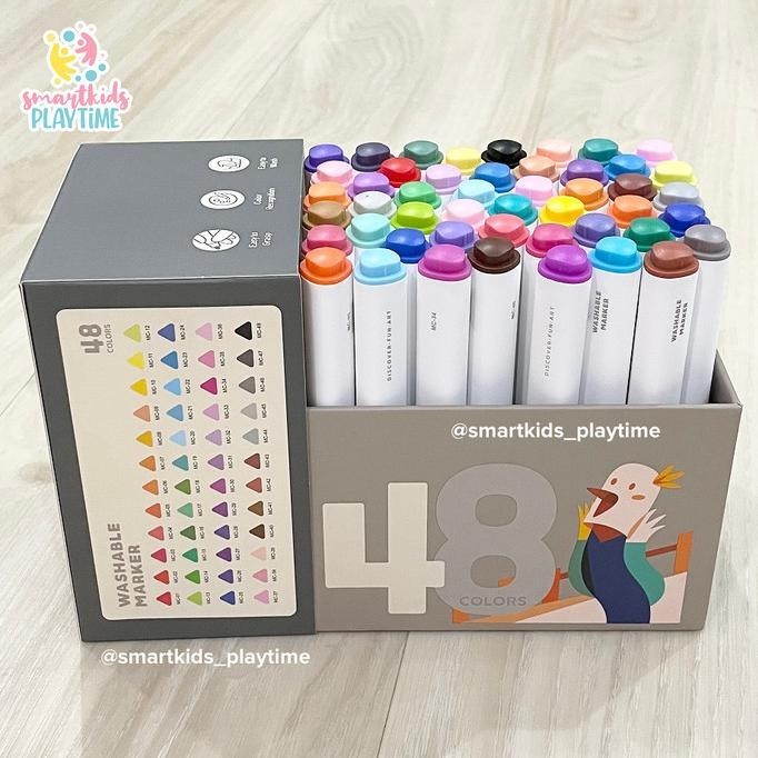 

Mideer Washable Marker (Isi 48)