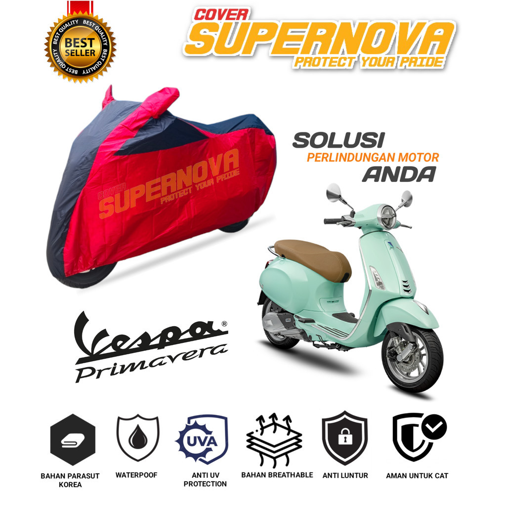 sarung motor vespa primavera cover motor vespa primavera