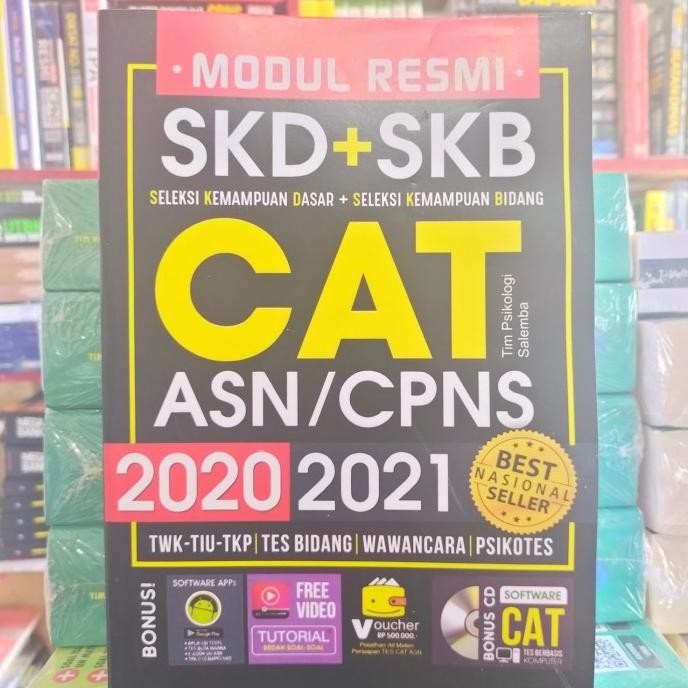 

Buku Modul Resmi SKD+SKB CAT ASN/CPNS 2020-2021+CD