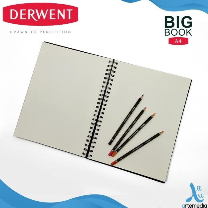 

Buku Sketsa Derwent A4 Big Book Hard Cover Wire Bound Sketchbook