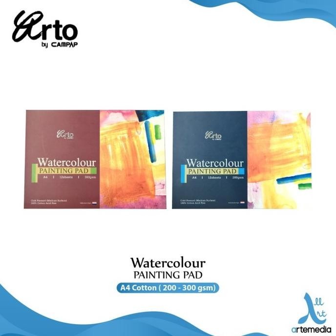 

Kertas Cat Air Arto Watercolor Paper Pad