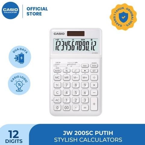 

promooo baru casio kalkulator jw-200sc / kalkulator warna / calculator colorful/ kalkulator lucu / kalkulator emas / kalkulator lipat