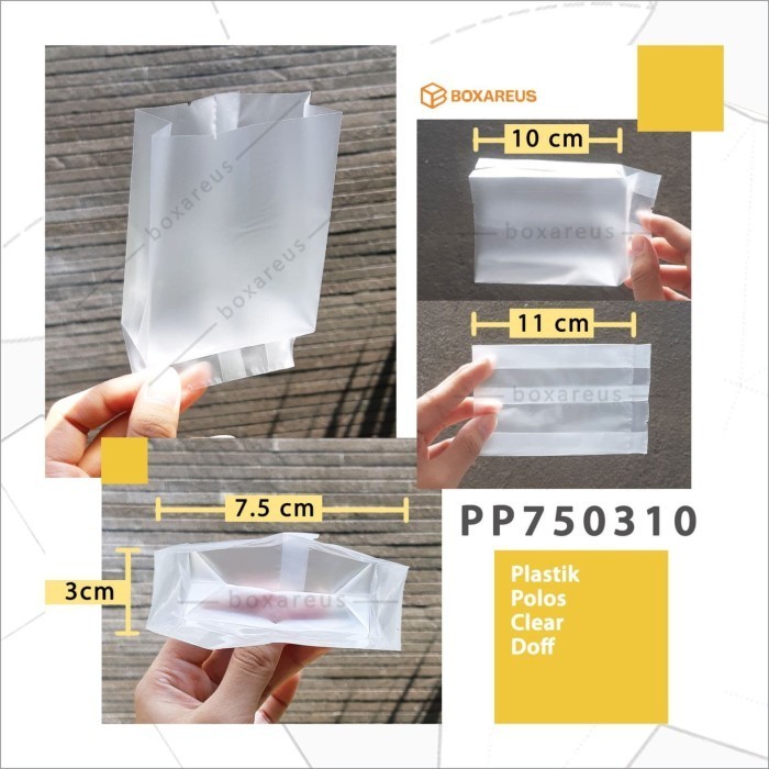 

Terbaru Pp750310Pouch Plastik / Plastik Kue Polos Clear Doff/Plastik Mooncake Promo Terlaris