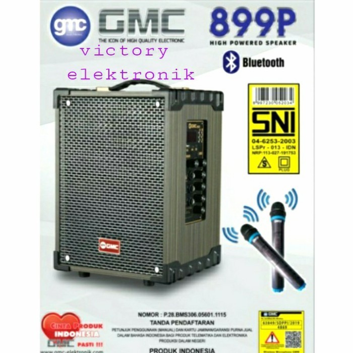 Speaker Karaoke Portable Gmc 899P