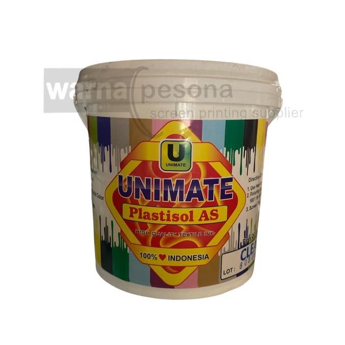 

Cat Tinta Pasta Sablon Plastisol Unimate Clear 1 Kg