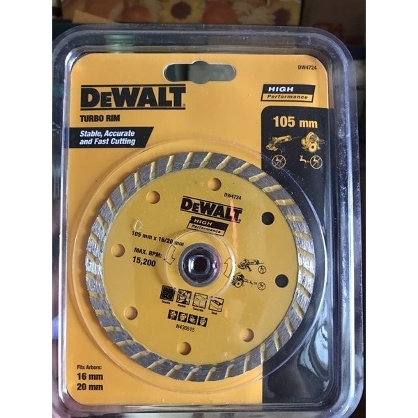 Mata Gerinda 4" Dewalt Dw4724 Potong Kerak Granit Dw 4724 105Mm