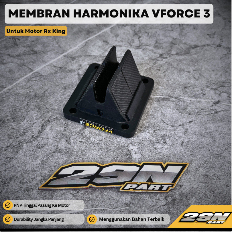 MEMBRAN HARMONIKA VFORCE 3 RX KING RXK RXS ORIGINAL CARBON