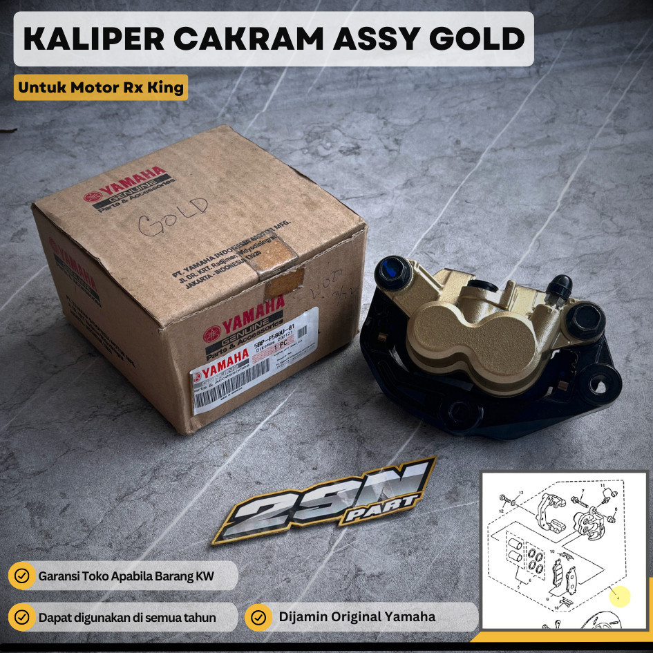 KALIPER CAKRAM NEW GOLD RX KING RX-KING RX SPESIAL ORI | 5BP-F580U-01