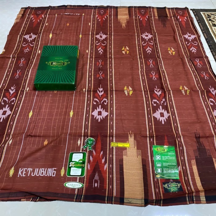 Sarung Ketjubung Skg / Sarung Songket Kecubung Original 100%