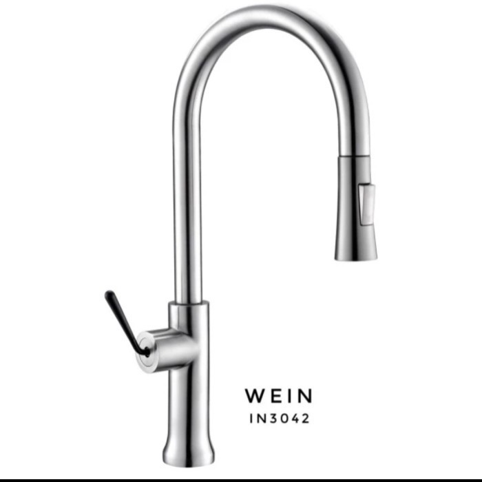 KERAN CUCI PIRING TARIK MODEL TOTO KRAN SINK MURAH MIXER ABU SILVER