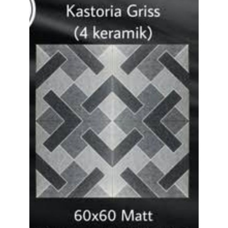 Icarus Keramik Lantai / Keramik teras Kastoria Griss 60X60