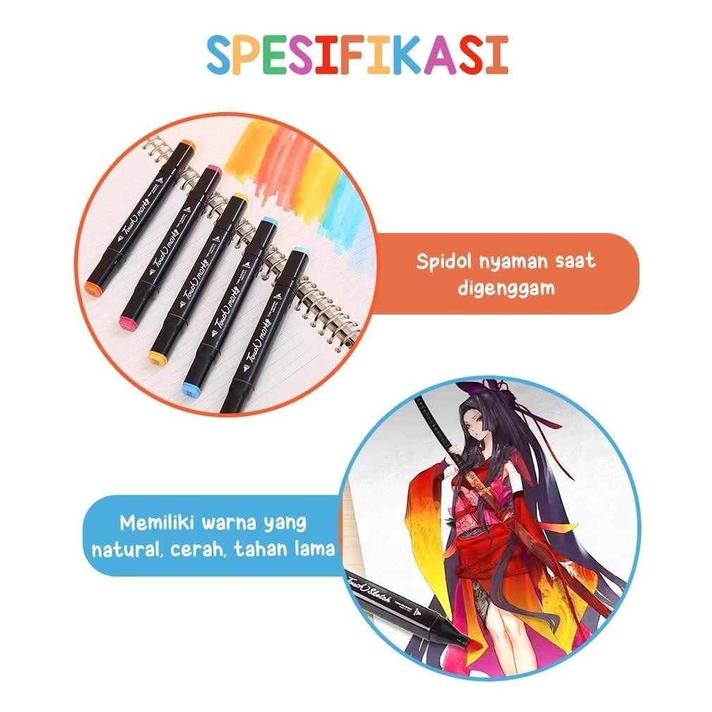 

An85 KIDS LAND Spidol Warna Spidol Sketsa Spidol Gambar 3D Pen Art Maker Premium