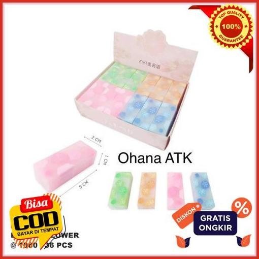 

Hot Sale ( 1 Pcs ) Penghapus / Eraser Pensil Motif Flowers Bunga Majica 1 Buah Promo Hemat