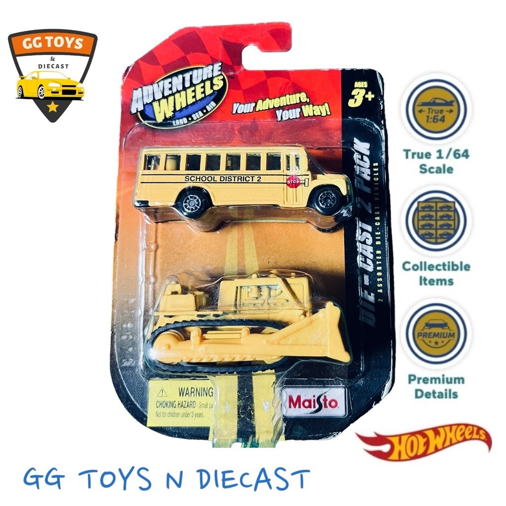 Maisto School Bus and Loader