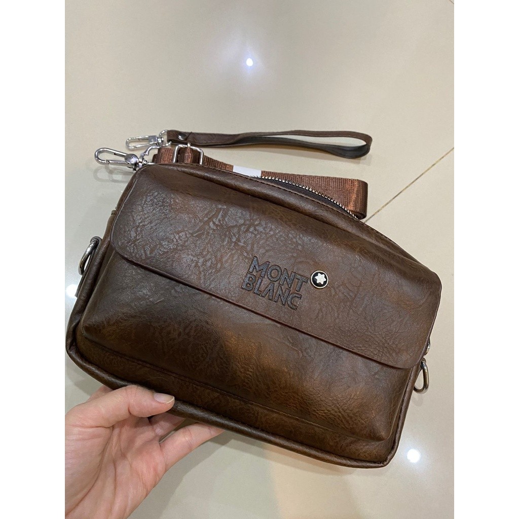 [PREMIUM] BEST PRODUCT Tas tangan handbag cowok montblanc