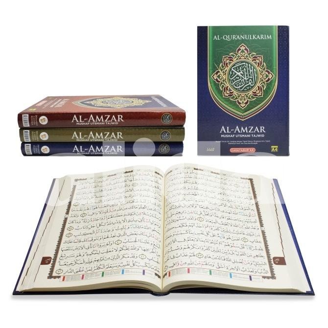 

Alquran Tajwid Al-Amzar Mushaf Utsmani Uk BESAR A4 Al-Quran Al-Amzar