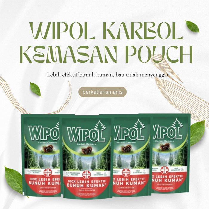 

WIPOL KARBOL PEMBERSIH LANTAI CEMARA KEMASAN REFILL POUCH