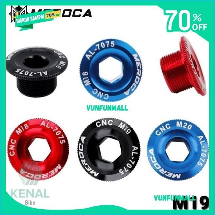 BAUT CRANK HOLLOWTECT2 TUTUP CRANK HT2 MEROCA M19 HIGHT QUALITY 
