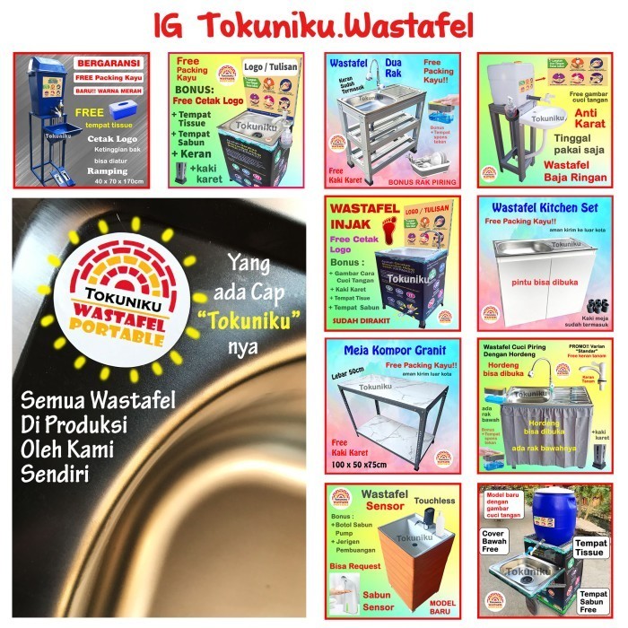 WASTAFEL BAK CUCI PIRING DUA RAK WASTAFEL RAK PIRING CUCI PORTABLE MURAH