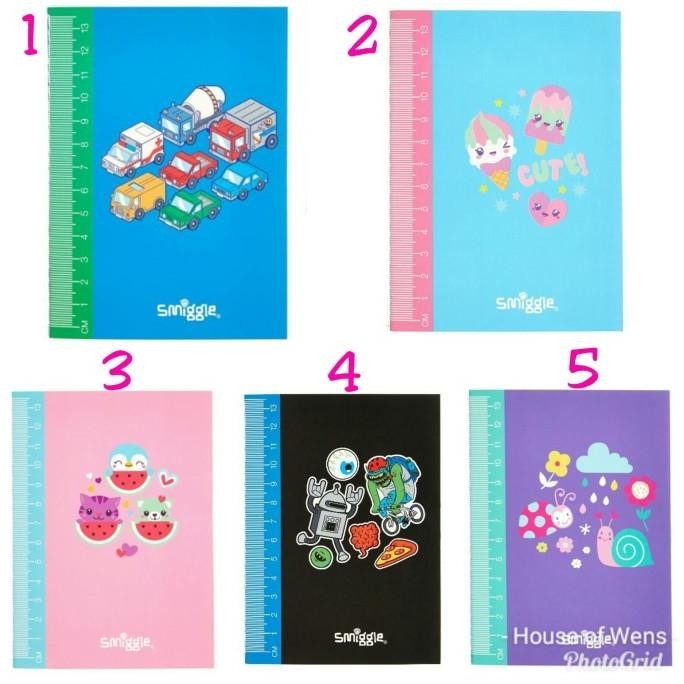 

Smiggle A6 Sunny Lined Exercise Book - Buku Catatan Smiggle Terbaik