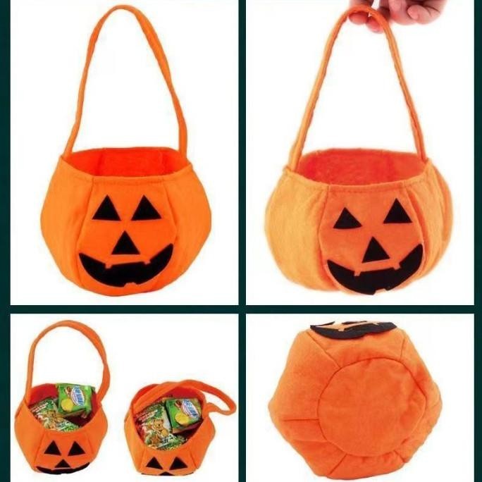 

OLH - Tas Labu Halloween Candy Bag Goodie Bag Pesta Haloween Kantong Permen TERLARIS