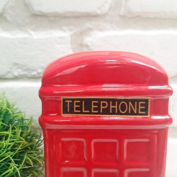 

OLH - BOX TELEPHONE LONDON SOUVENIR KADO MAINAN BDAY ULTAH BIRTHDAY MURAH TERLARIS