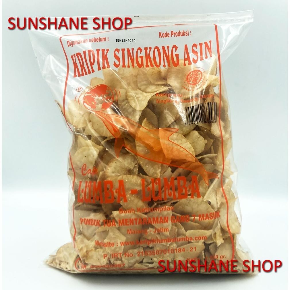 

keripik kripik singkong lumba grosir camilan cemilan malang 500 gr 500gr manis asin