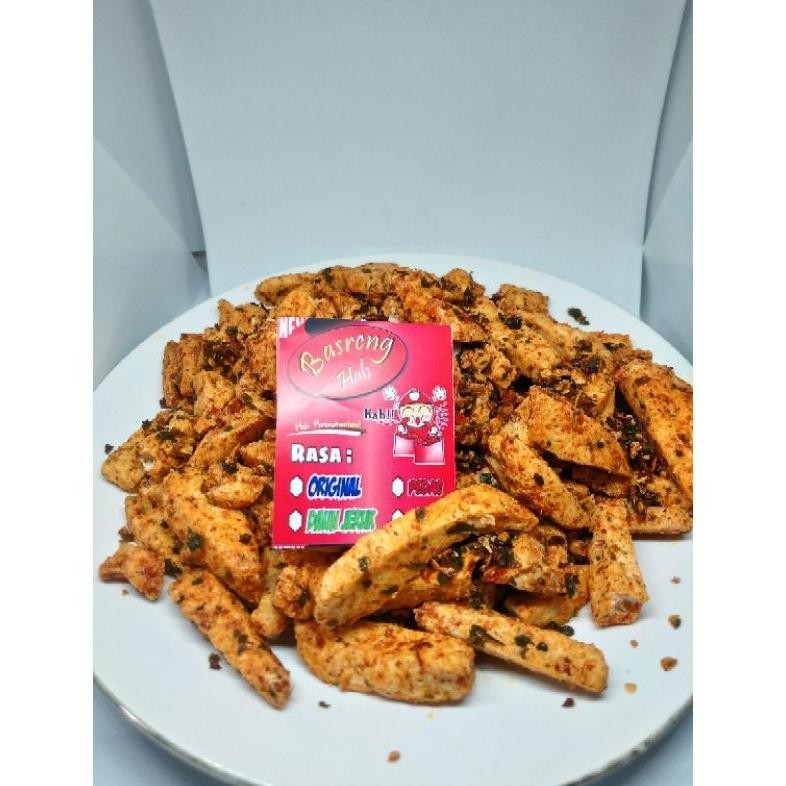 

Basreng Hah pedas daun jeruk 1kg