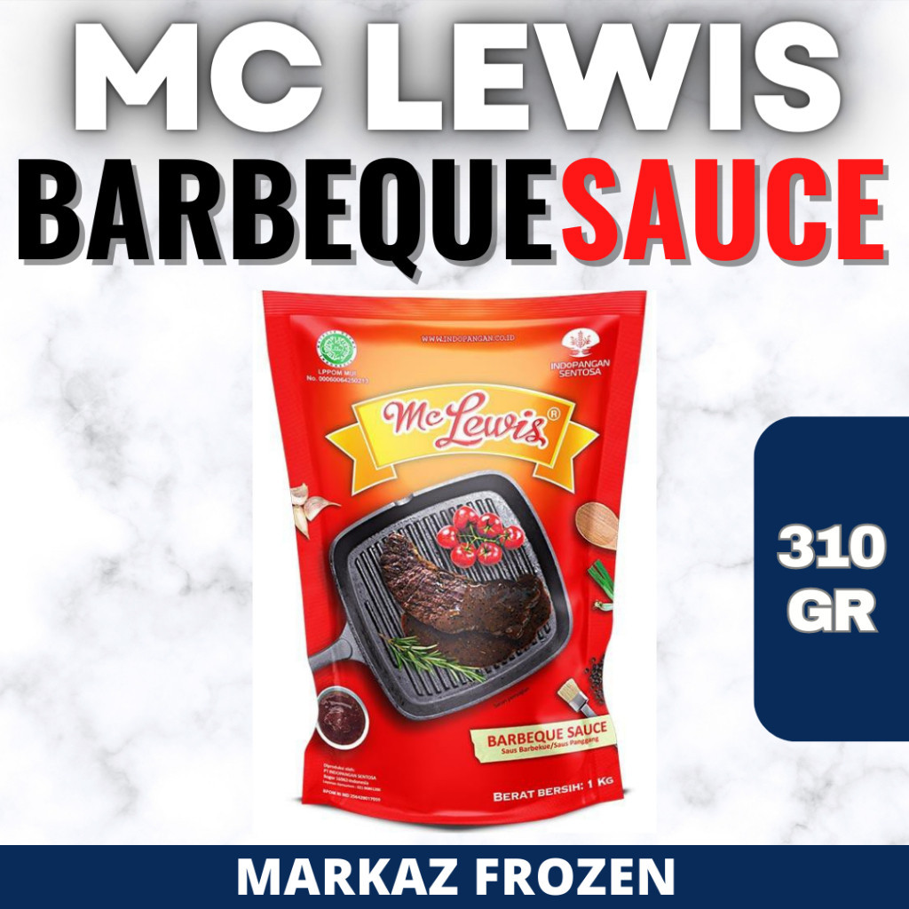 

MC LEWIS BARBEQUE SAUCE 310GR (20/Q)