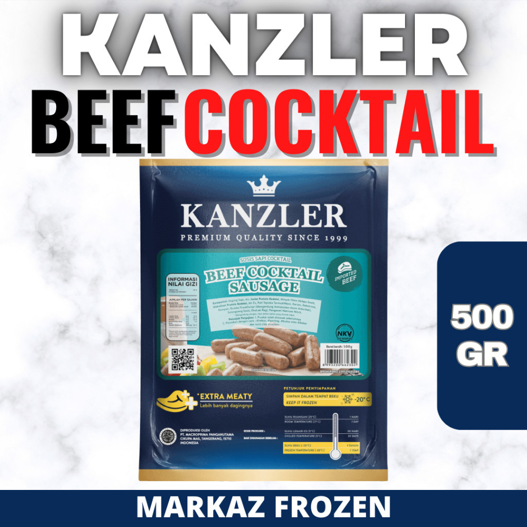 

KANZLER BEEF COCKTAIL 500GR (20/Q)