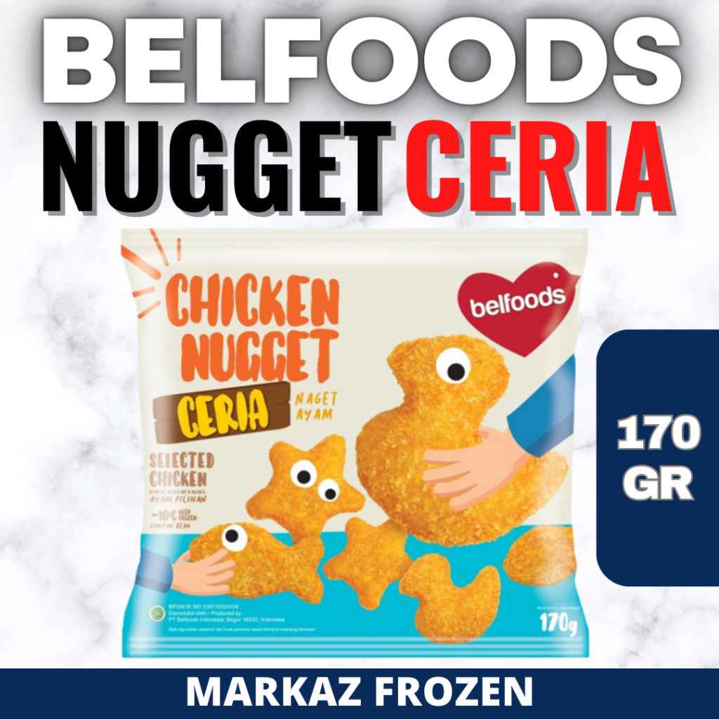 

BELFOODS NUGGET CERIA 170GR (24/Q)