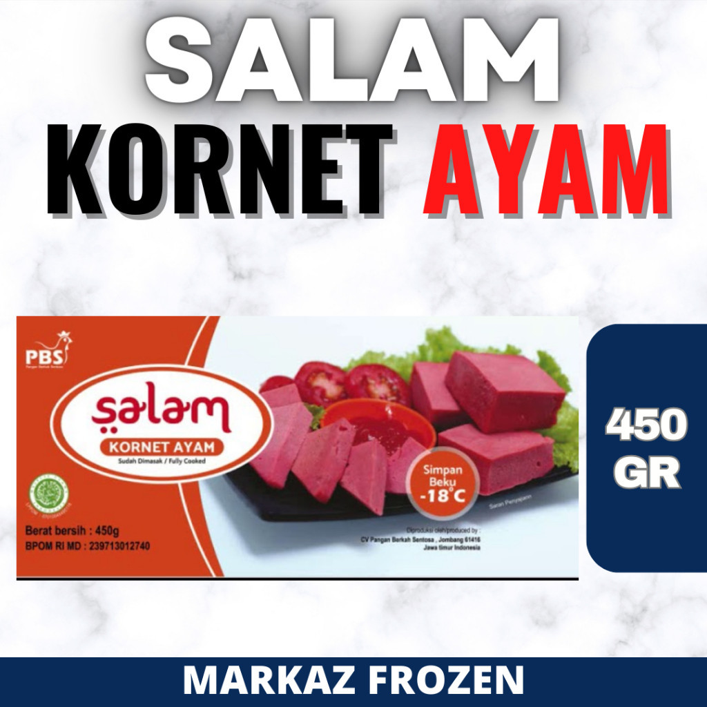 

SALAM KORNET AYAM 450GR (20/Q)