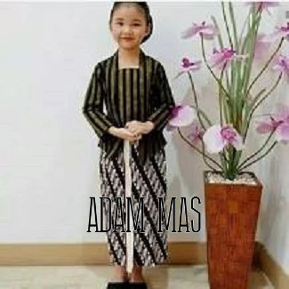 Promo Mega Sale 5.5 // Kebaya lurik anak perempuan Baju adat jawa anak cewek Bau adat jogja solo