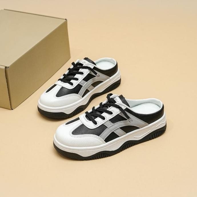 Sepatu Sandal Sneakers Tali Sport Wanita Korea Shoes Import Antislip Dearpoppy717