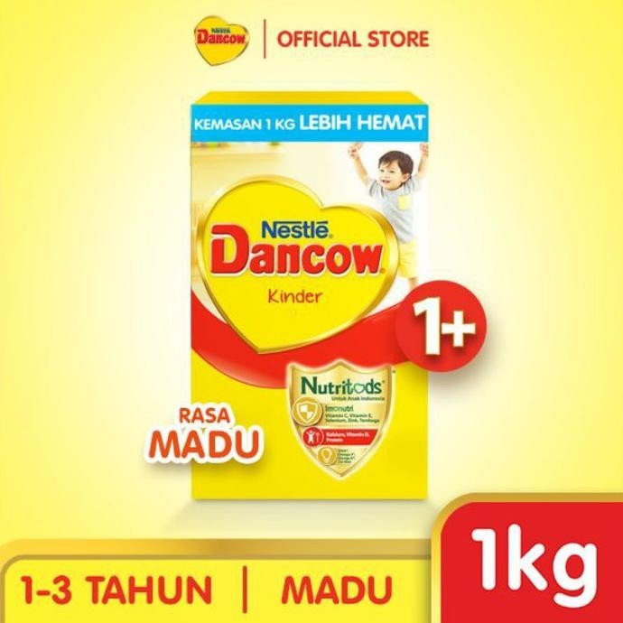 

Nestle Dancow 1+ Susu Pertumbuhan Rasa Madu Umur 1-3 tahun box 1kg GMM